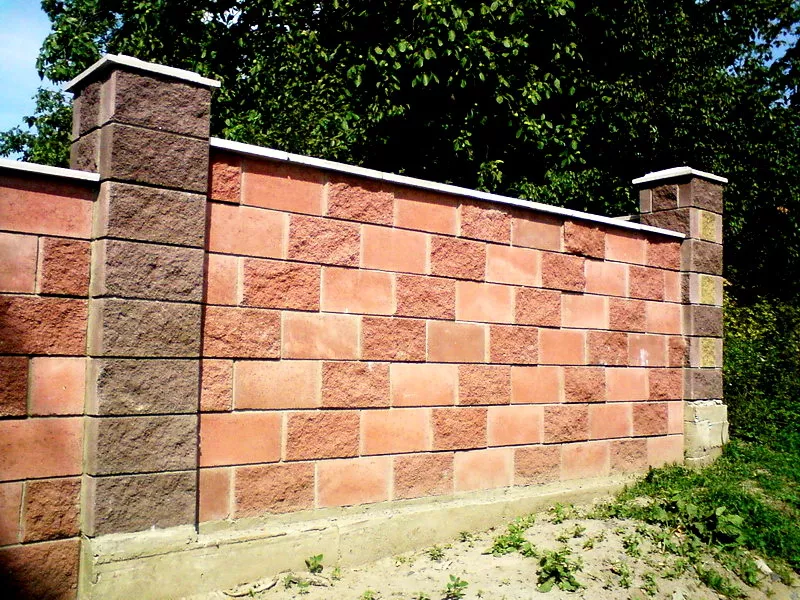 Построим забор из кирпича или блока 4