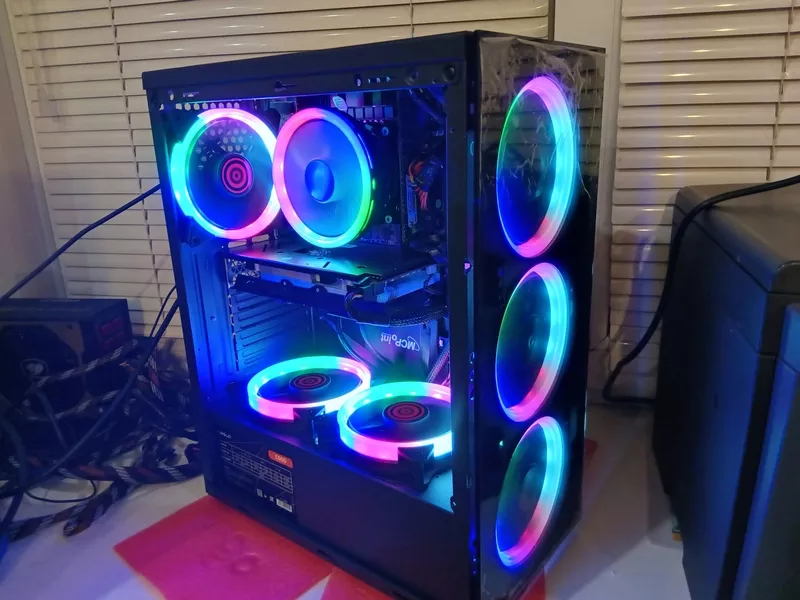 Игровой компьютер /Core i7/DDR4 16Gb 2666MHz/RX 580 8Gb/SSDM2 256/600W 3